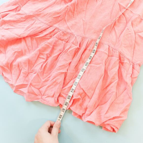 Gypsy 05 Pink Sleeveless Maxi Summer Sundress Size XSmall 100% Silk - Picture 5 of 8